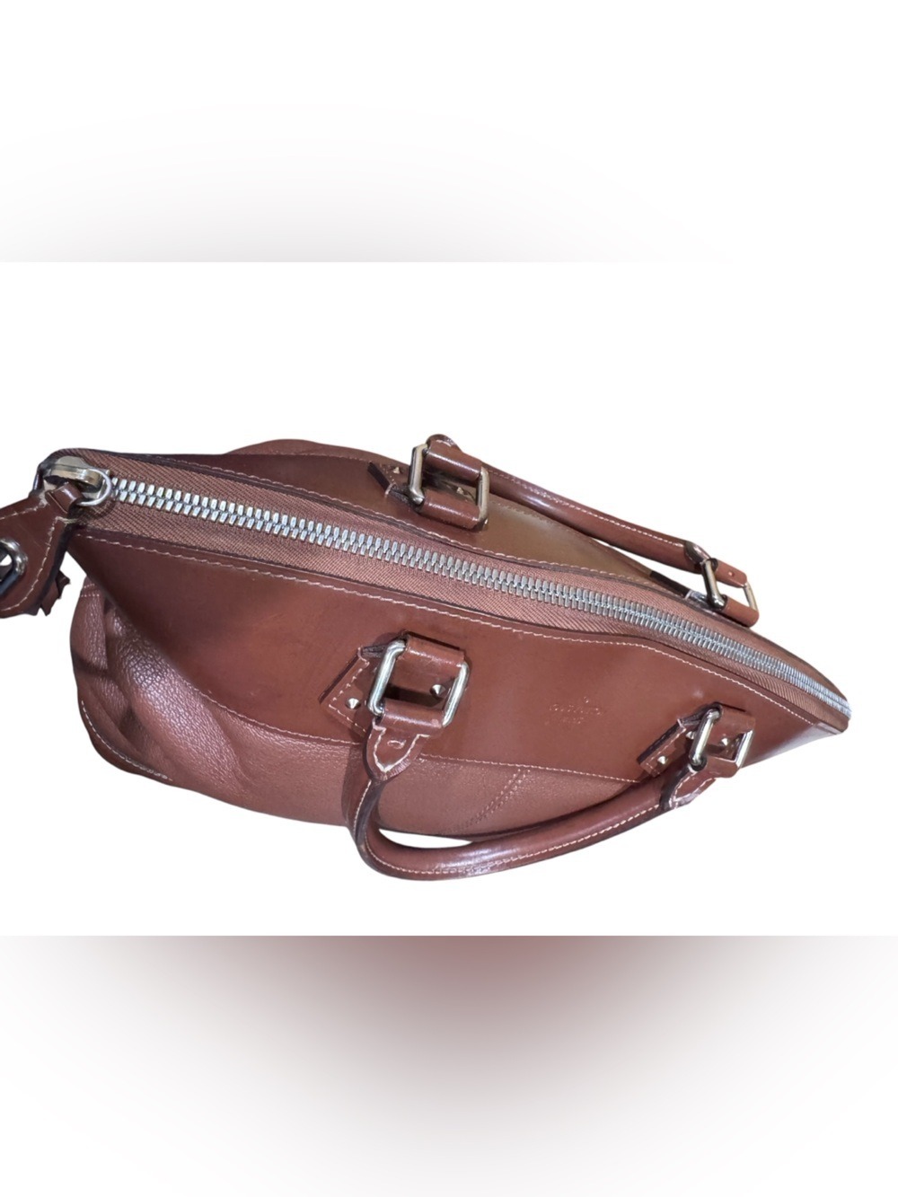 Louis Vuitton Suhali Lockit MM Bag with Silver lock, Key, Dust Bag - Picture 7 of 15